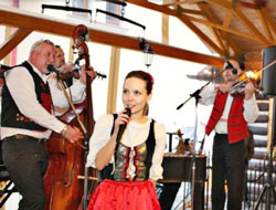 folklore band singing and playing