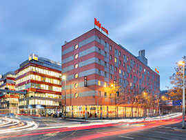 external building view of the hotel ibis mala strana