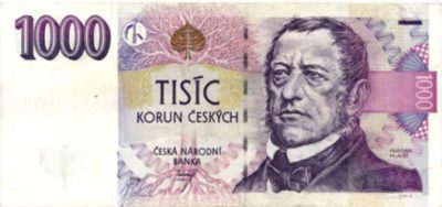 czech 1000 korun note