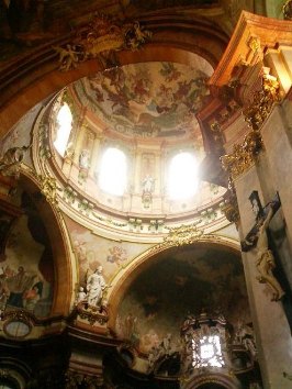 st nicholas church interior lesser town prague