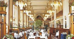 prague french restaurants, Francouzska art nouveau interior