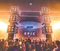 prague nightlife epic nightclub stage and crowd