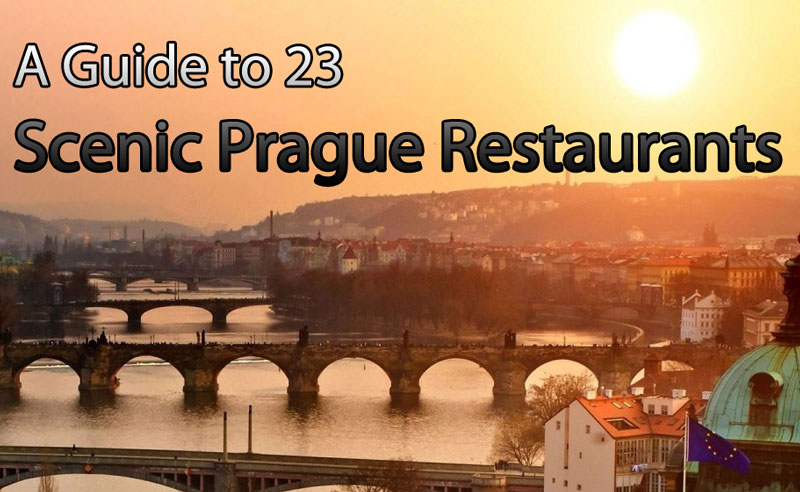 prague river vltava at sunset showing bridges on the river bend