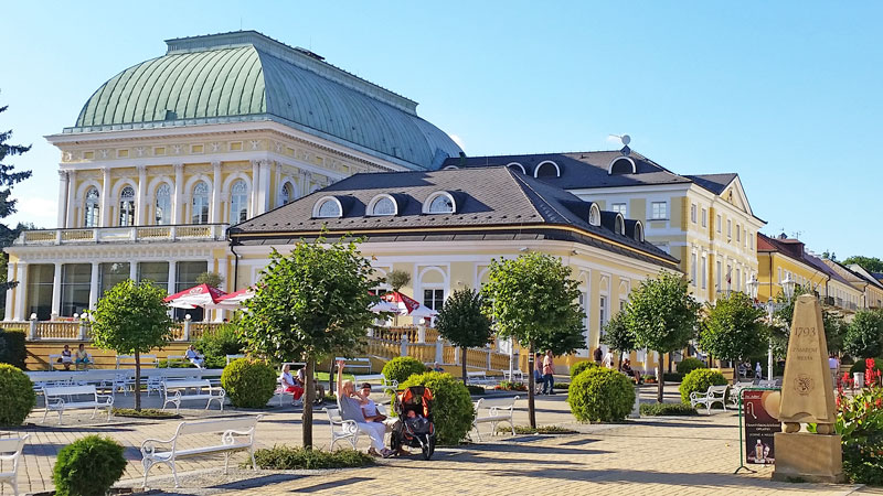 a spa hotel in the czech town of frantiskovy lazne