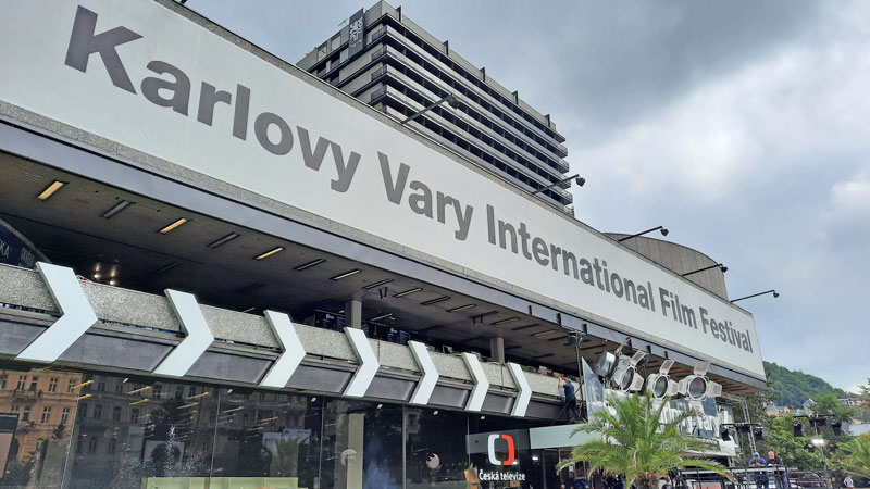 the karlovy vary international film festival at the hotel thermal