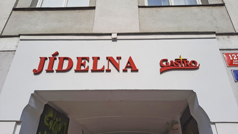 prague jidelna gastro karlin main street entry