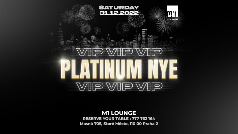 Prague M1 Lounge Platinum New Years Eve event