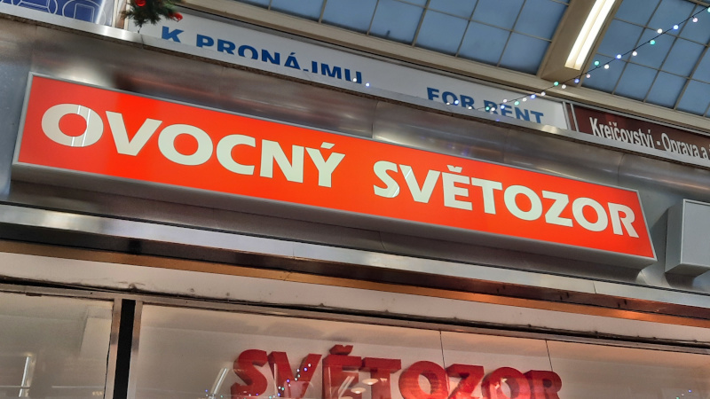 ovocny svetozor sign 