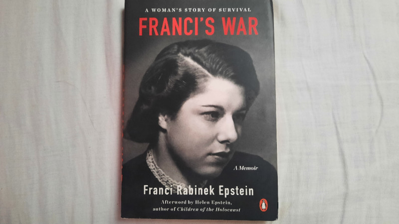 book cover of the franci's war memoir