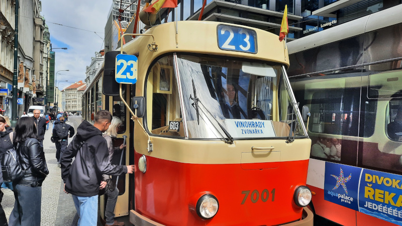 prague nostalgic tram 23